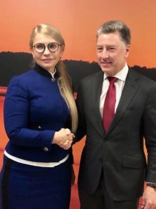 Юлія Тимошенко та Курт Волкер обговорили питання безпеки України 