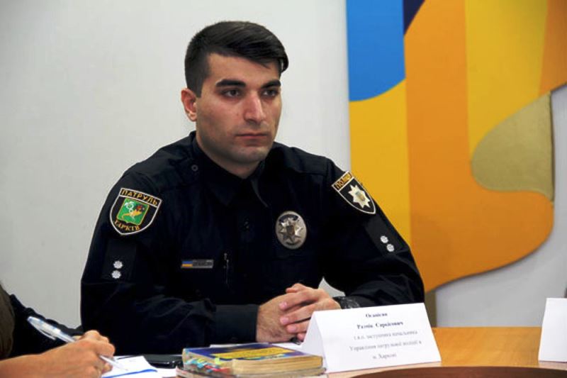 У Харківських патрульних новий керівник - Размік Оганісян